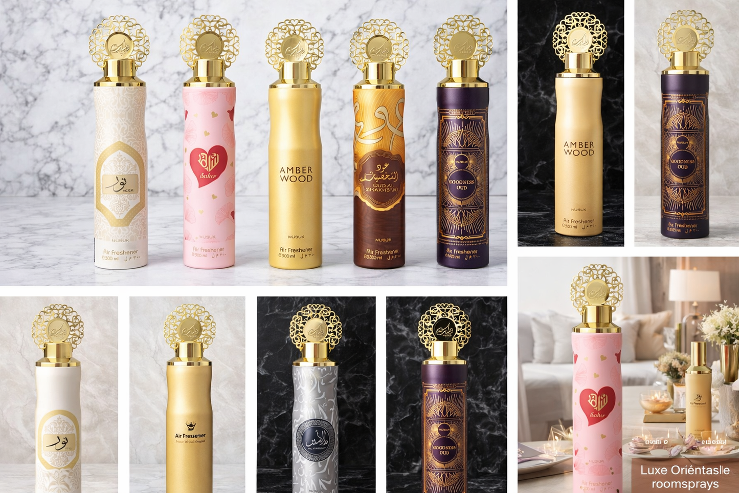 Roomspray s 3 voor 10 euro