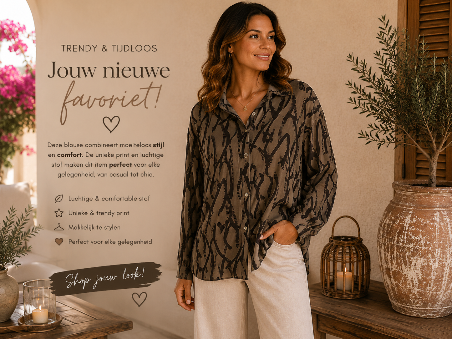 Trendy print die jouw outfit nét dat beetje extra geeft! 🤎