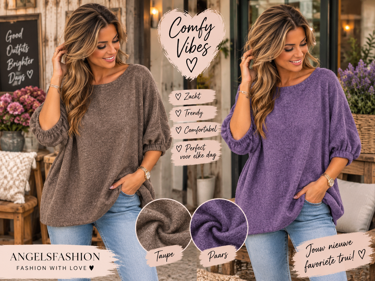 💕 Cozy Vibes – heerlijk zacht & supercomfortabel!