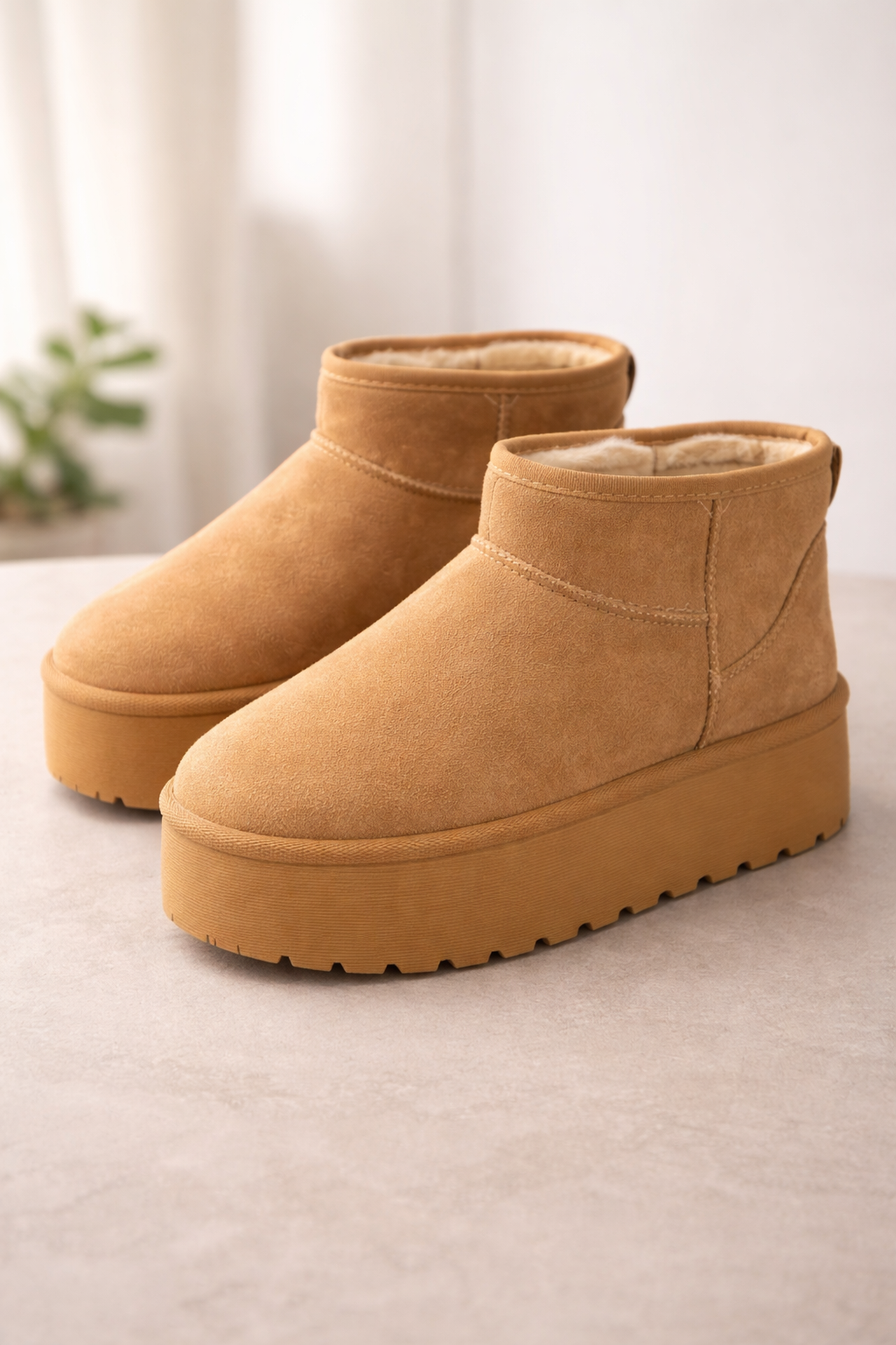 Boots met bont