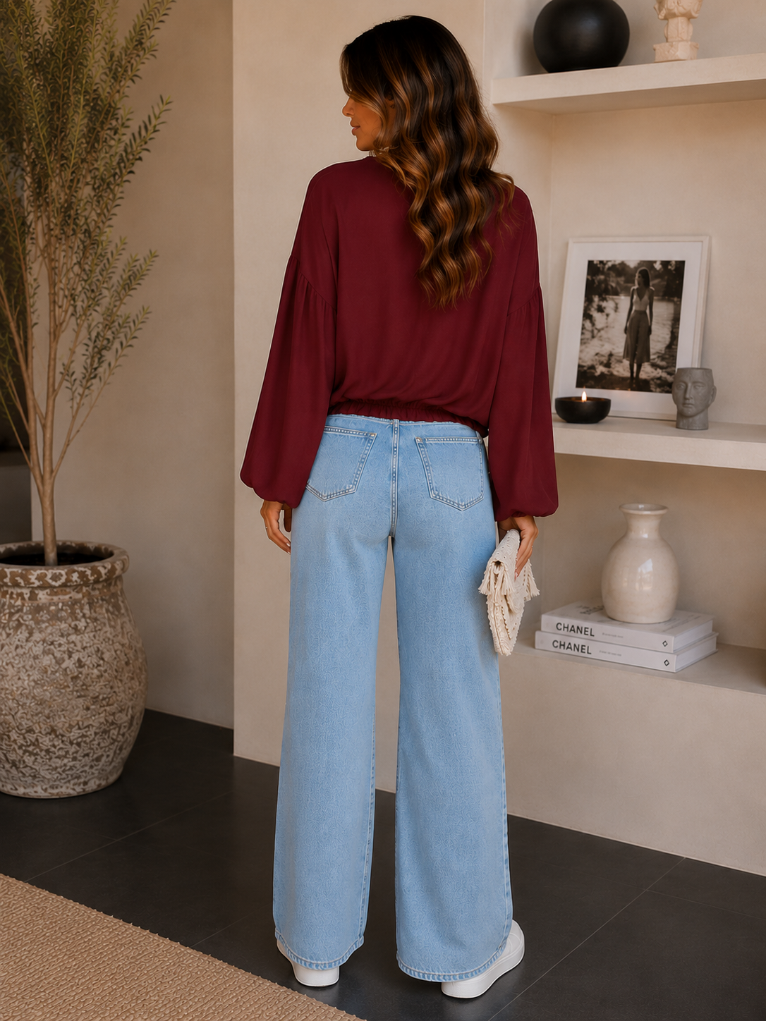 ✨ Strik Blouse met Flair