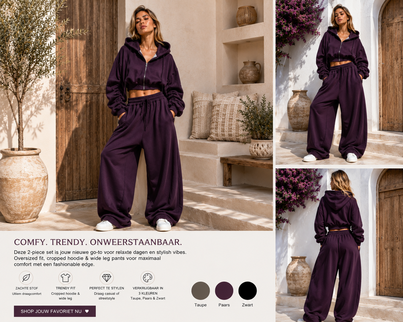 Luxury Oversized Lounge Set – Comfort & Stijl in Één