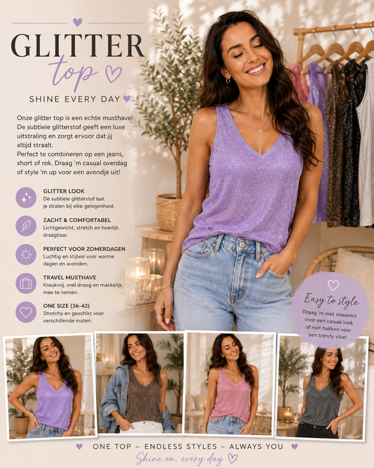 💜 Glitter Top
