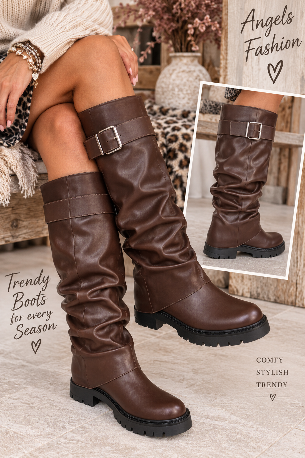 🤎 De trendy laars die jouw outfit compleet maakt! ✨