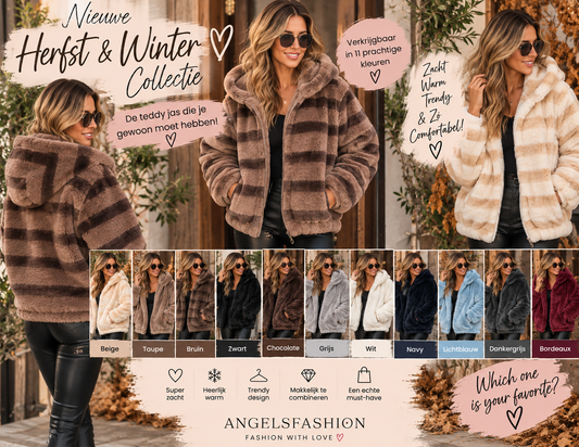 🤎 Teddy Love – dé must-have voor herfst & winter!