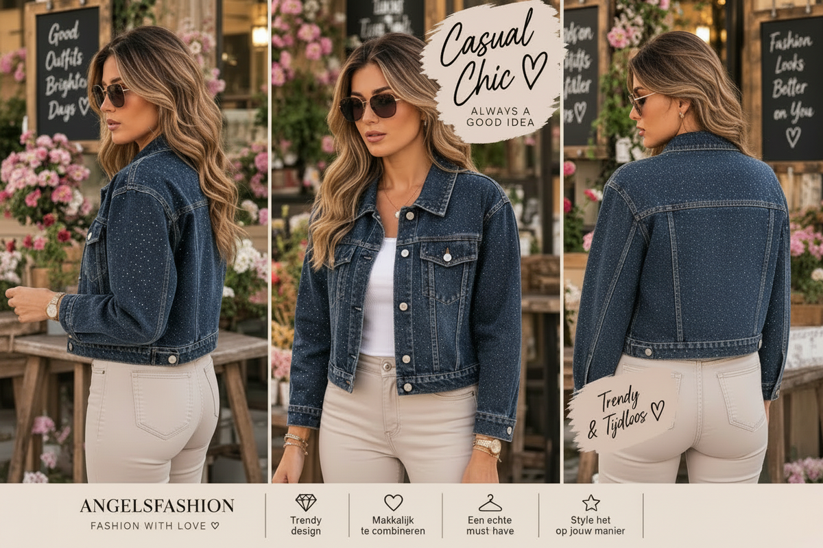✨ Denim Sparkle – jouw nieuwe favoriete denim jacket! 💙