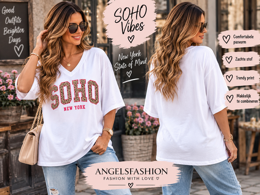 ✨ SOHO Vibes – jouw nieuwe favoriete T-shirt! 🤍