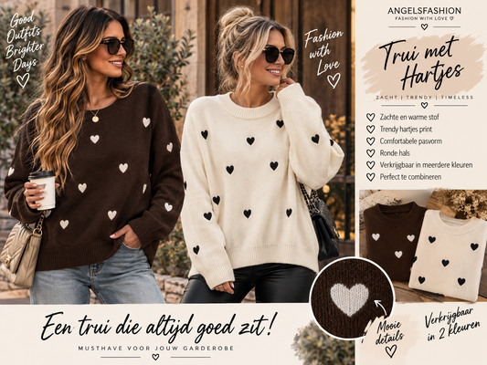 Trui met Hartjes